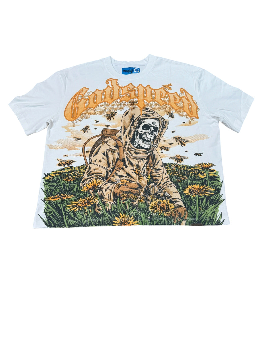 Godspeed Save the Bees II NG Tee White [L] God Speed