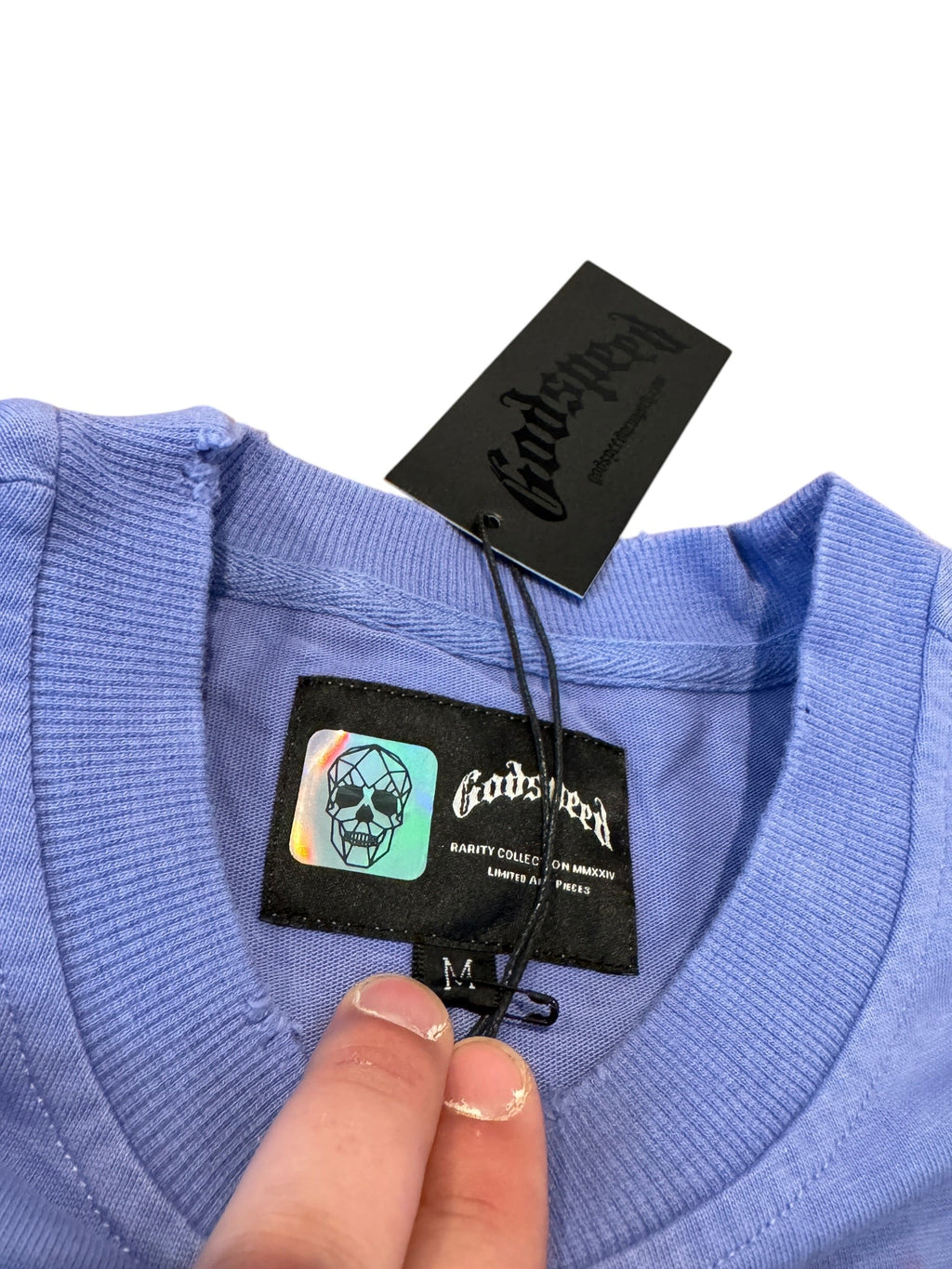 Godspeed “Man In The Mirror” Tee – Sapphire [M] God Speed