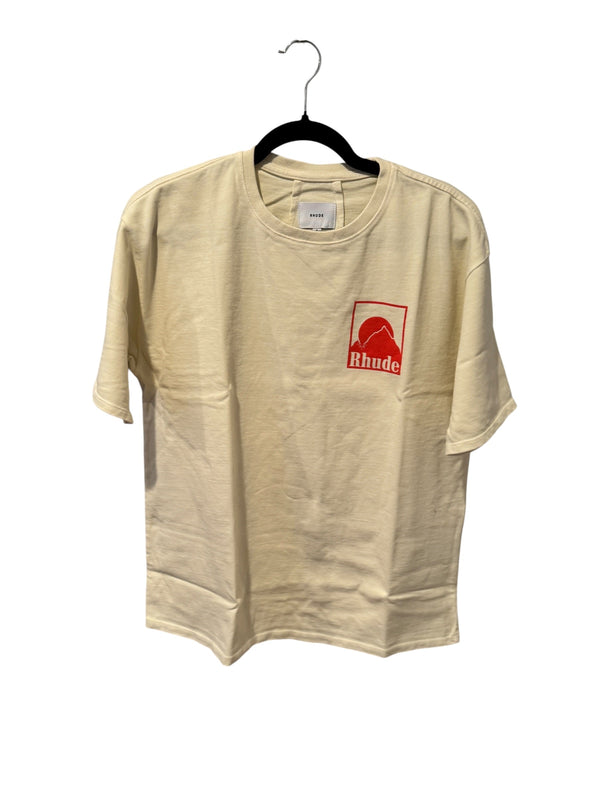 Rhude Moonlight Badge Tee in Vintage White [S] Rhude