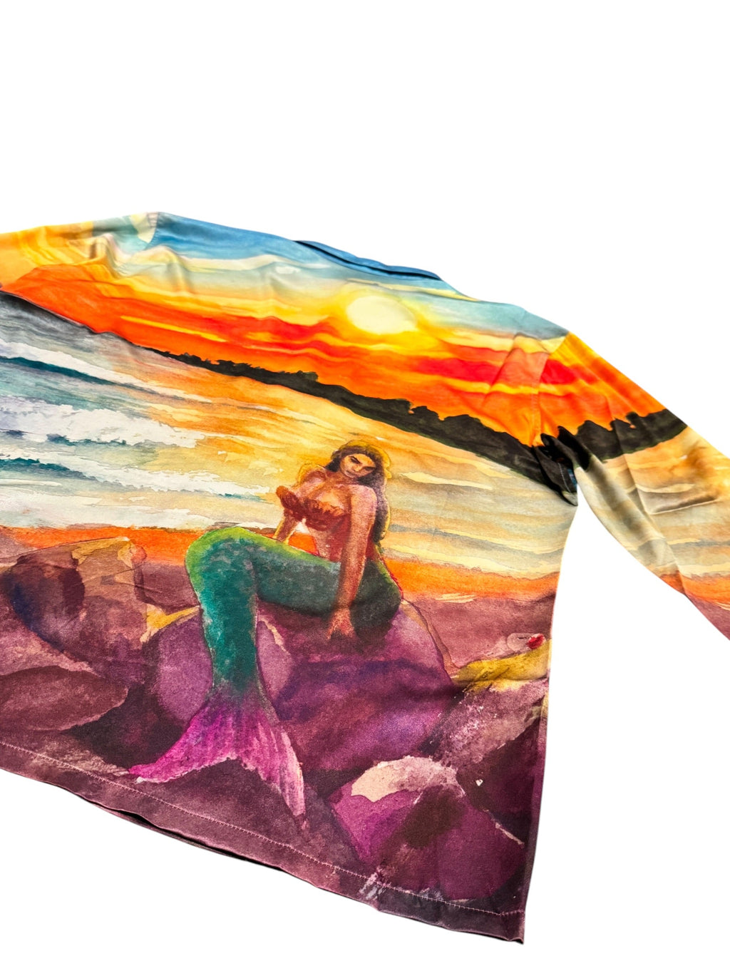 Nahmias Silk Shirt “Queen of the Coast” [L] Nahmias
