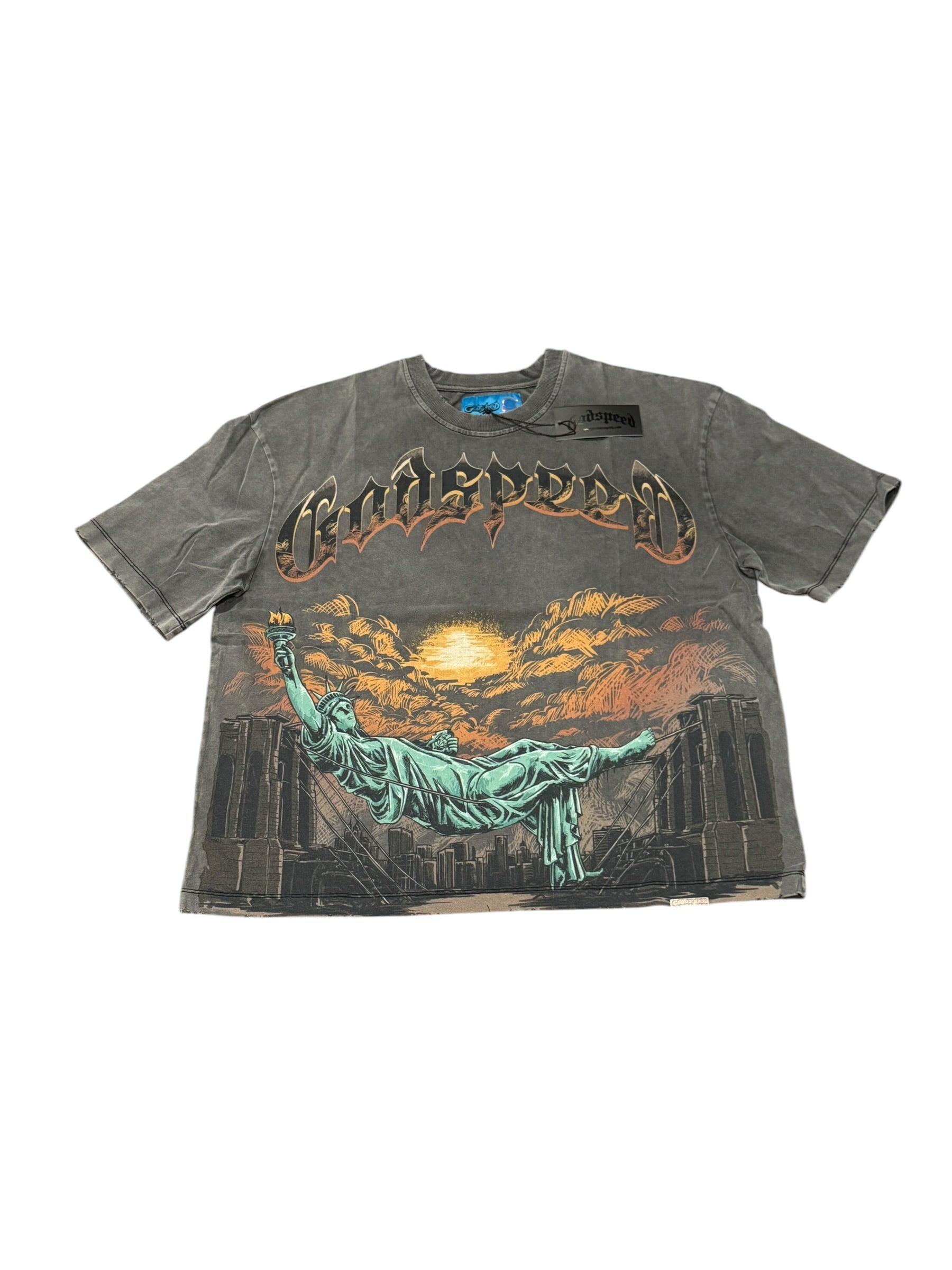 Godspeed Burnt Bridges II Tee Grey [M]