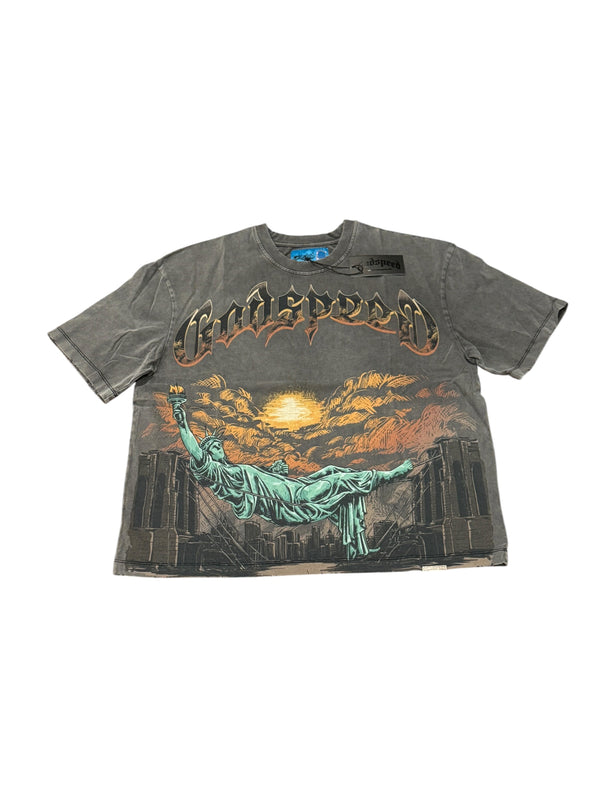 Godspeed Burnt Bridges II Tee Grey [M]