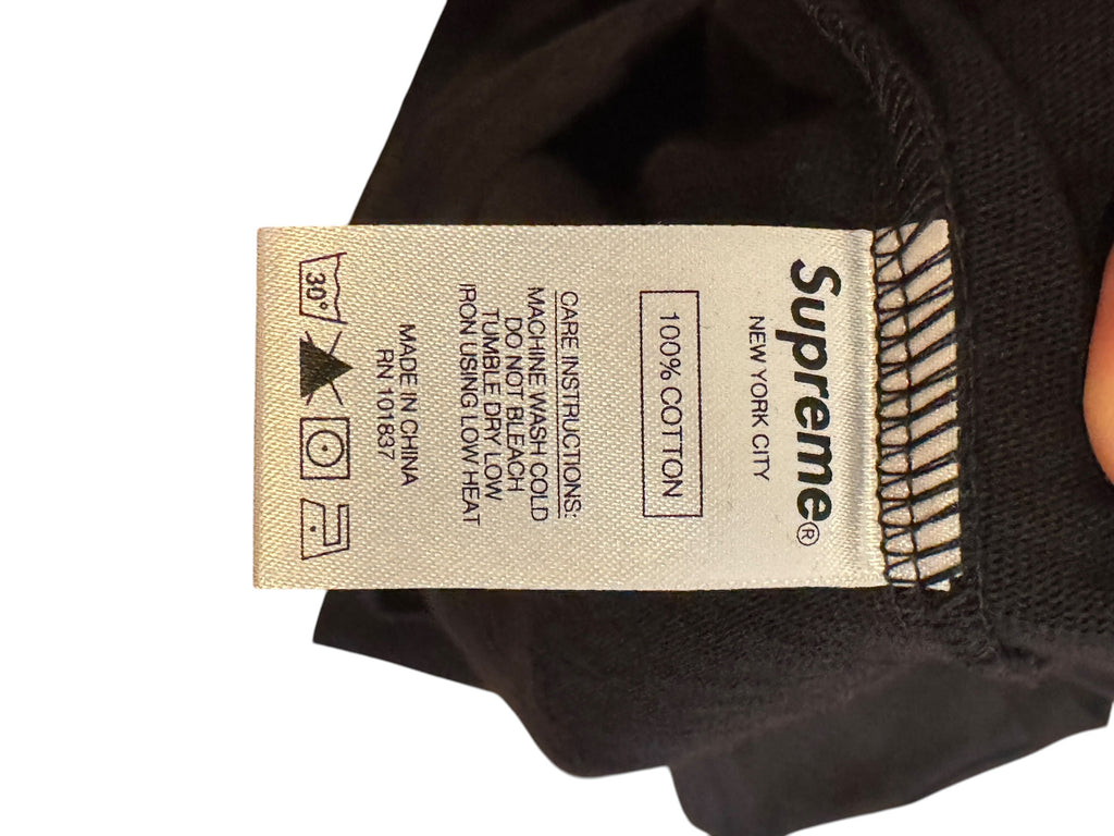 Supreme Short Sleeve Pocket Tee Black [M]