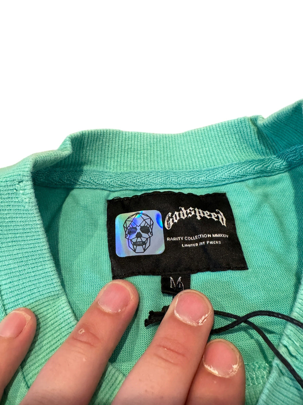 Godspeed “Mother Cairo” Tee – Teal [M] God Speed