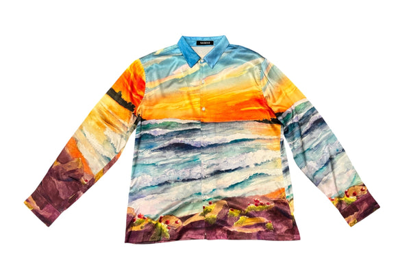 Nahmias Silk Short “Queen of the Coast” [L]