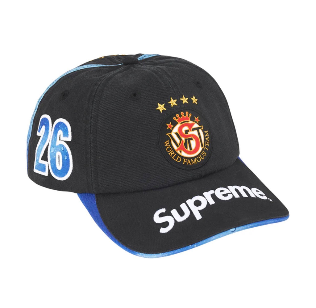 Supreme x Fiji Collab 6-Panel Hat Black SS26 [OS]