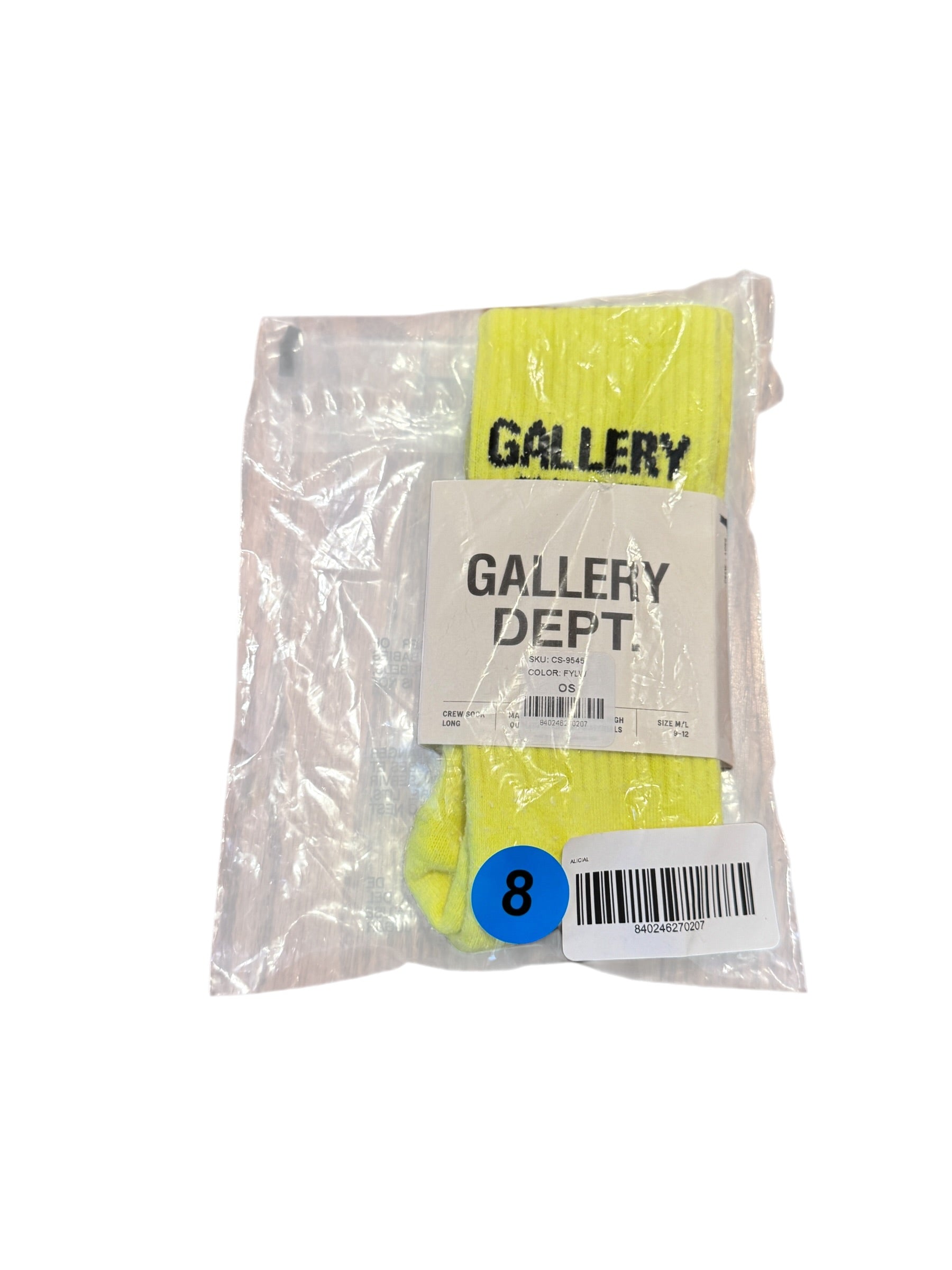 Gallery Dept Neon Crew Socks [OS] Gallery Dept