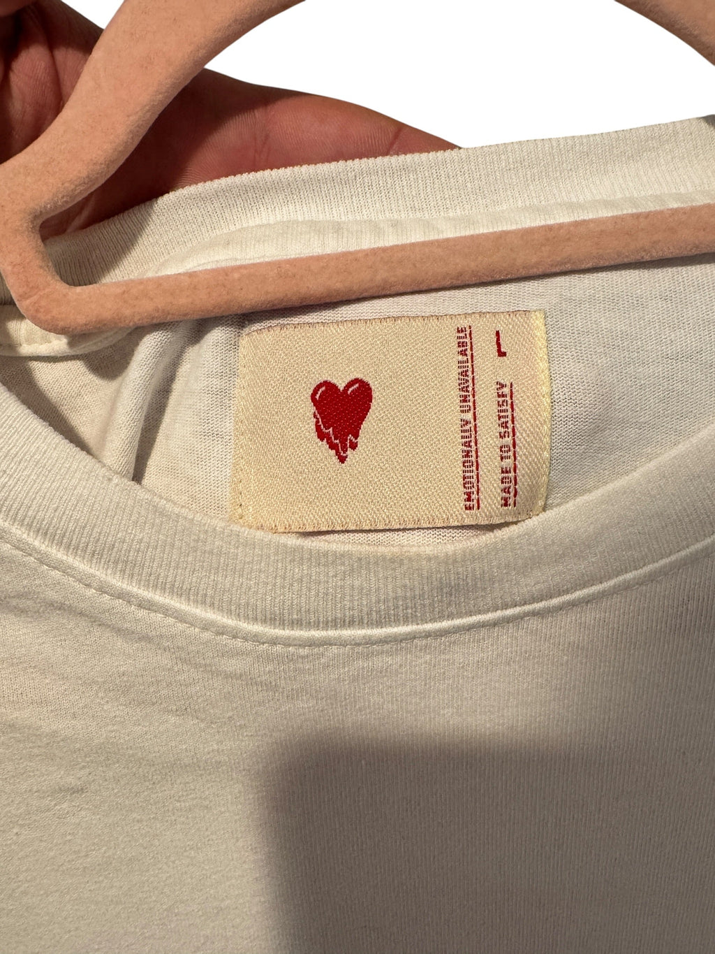 Emotionally Unavailable Balloon Boy Tee White [L] Emotionally Unavailable