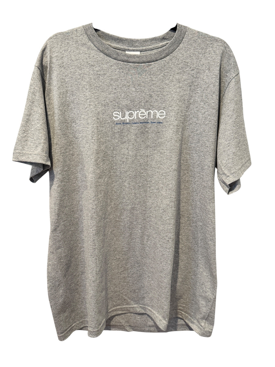 Supreme Five Boroughs Tee SS21 Heather Grey [M] Supreme