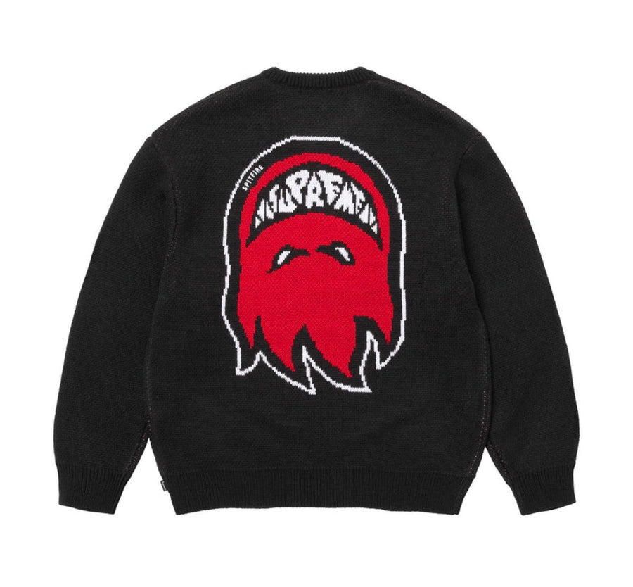 Suprem x Spitfire Acrylic Sweater in Black [S] Supreme