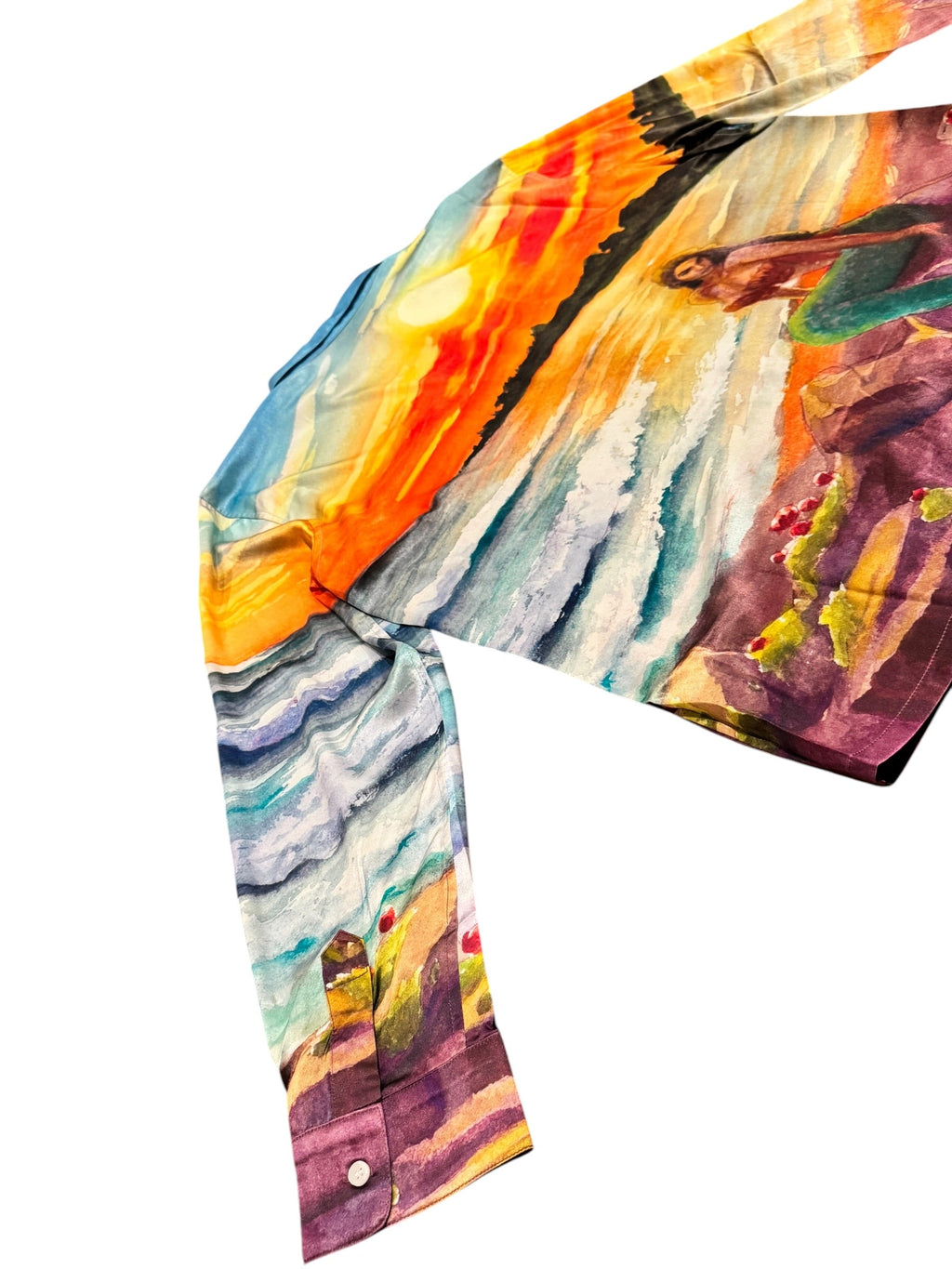 Nahmias Silk Shirt “Queen of the Coast” [L] Nahmias