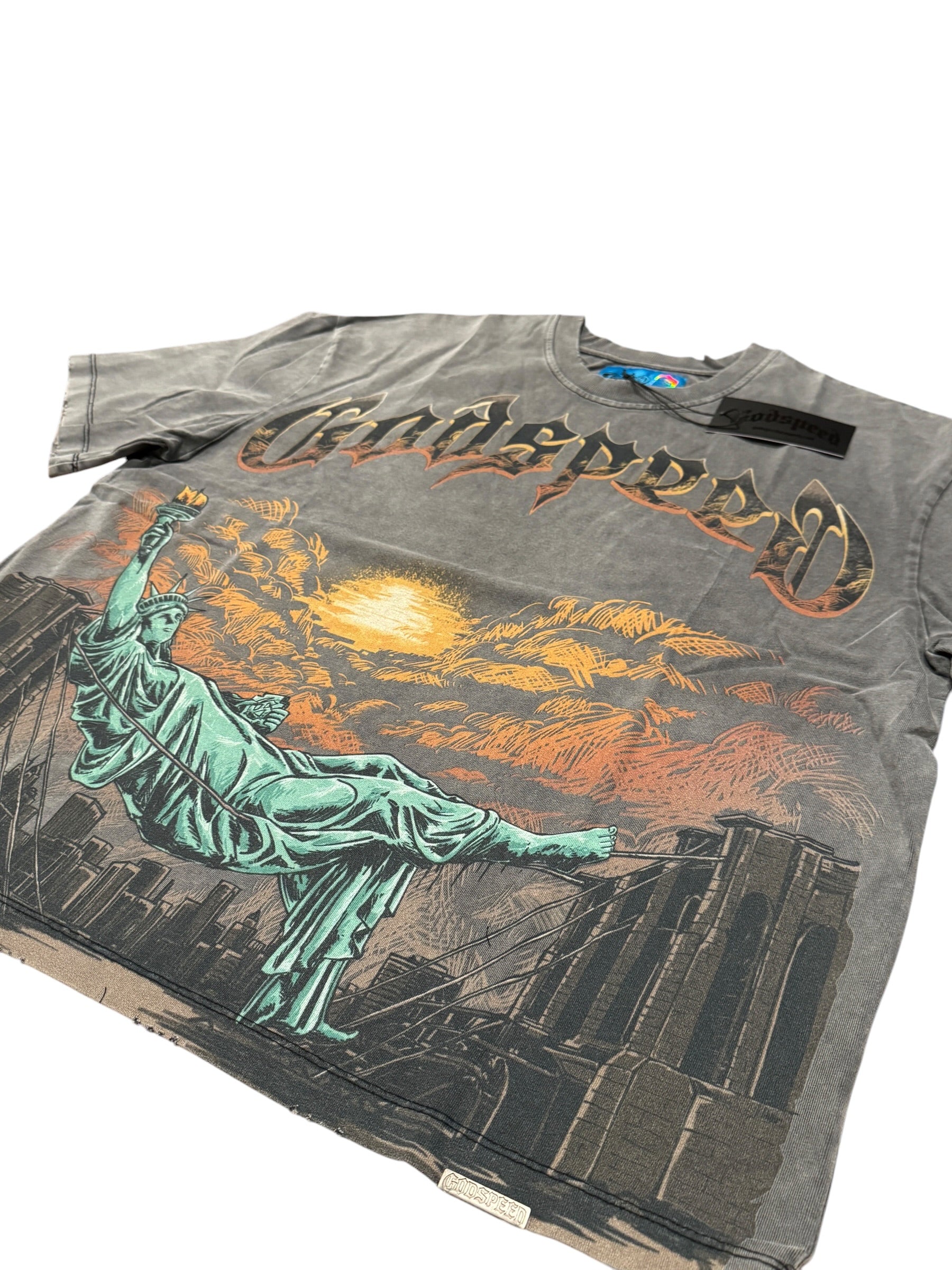 Godspeed Burnt Bridges II Tee Grey [M]