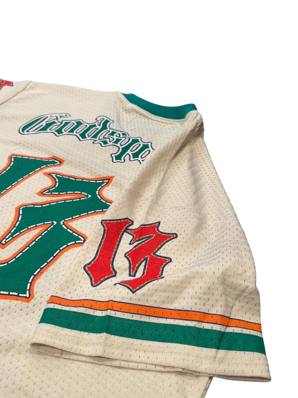 Godspeed First Down Jersey FW25 Bone/Teal/Orange [M]