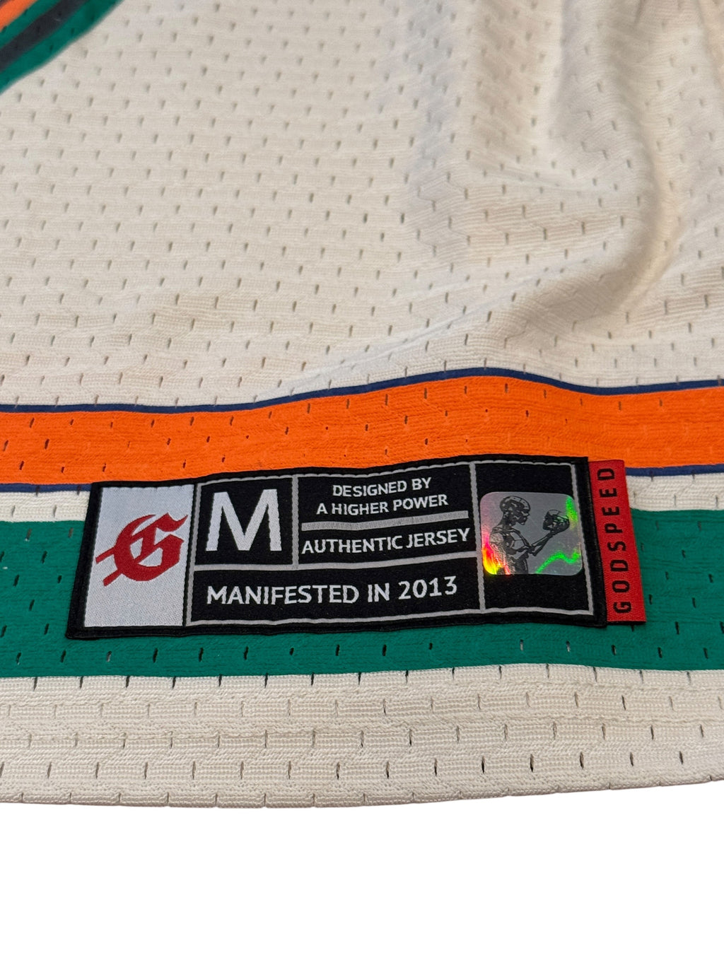 Godspeed First Down Jersey FW25 Bone/Teal/Orange [M]