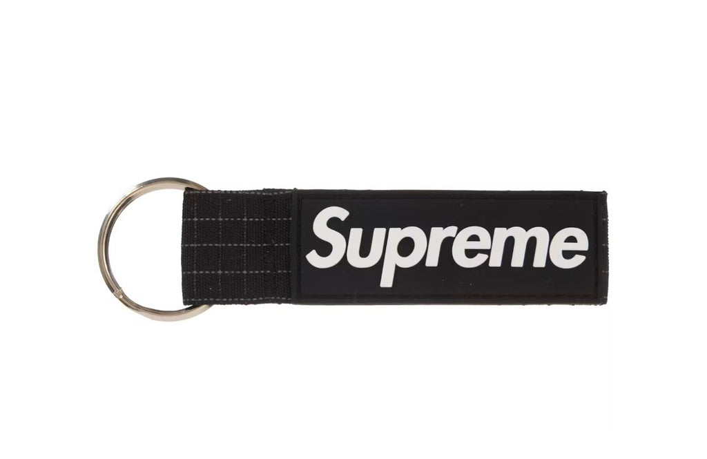 Supreme Ripstop Keychain in Black