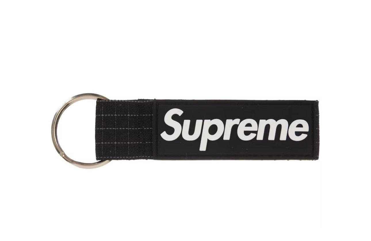 Supreme Ripstop Keychain in Black