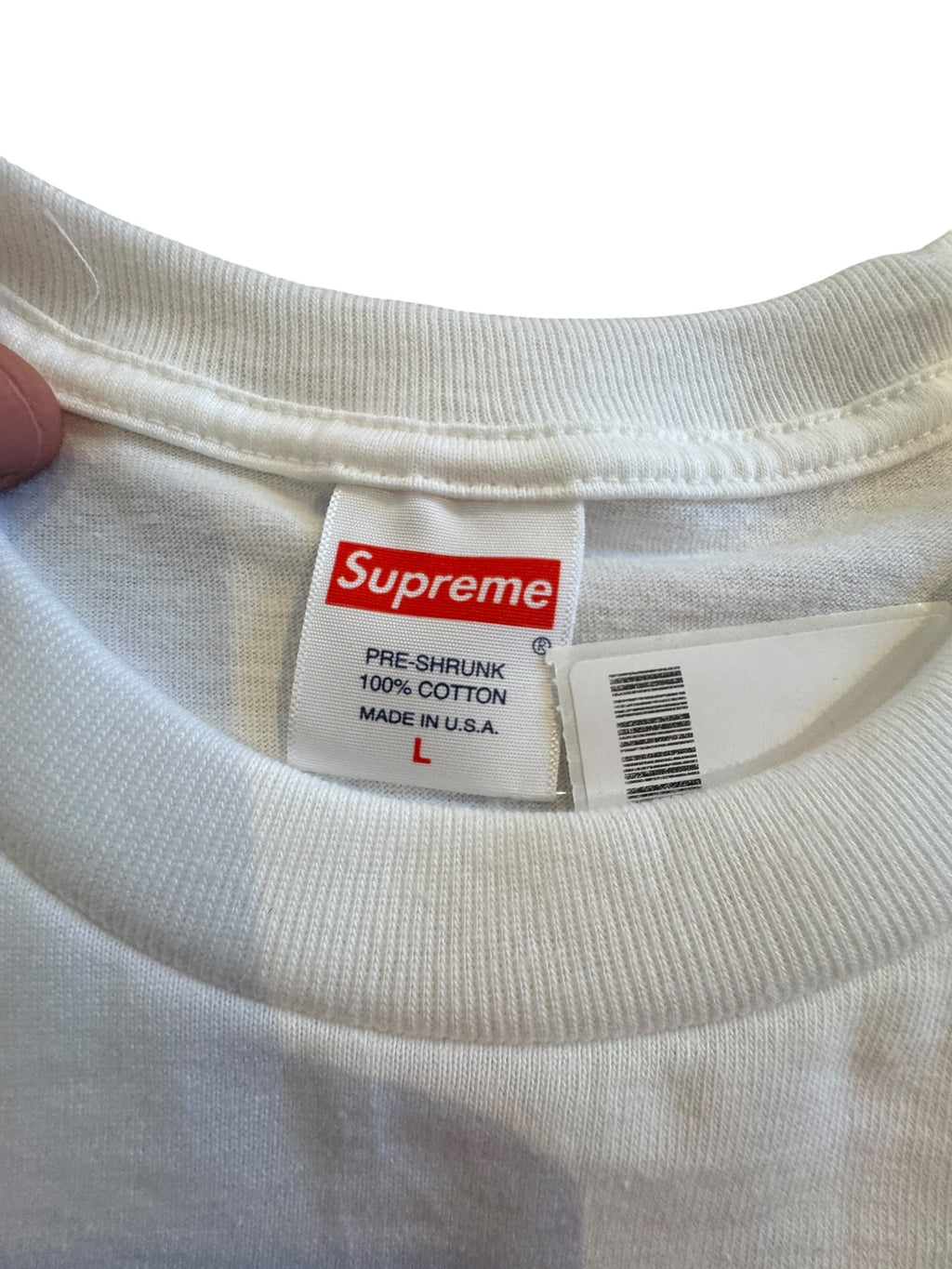 Supreme Classic Logo Tee SS22 White [L]