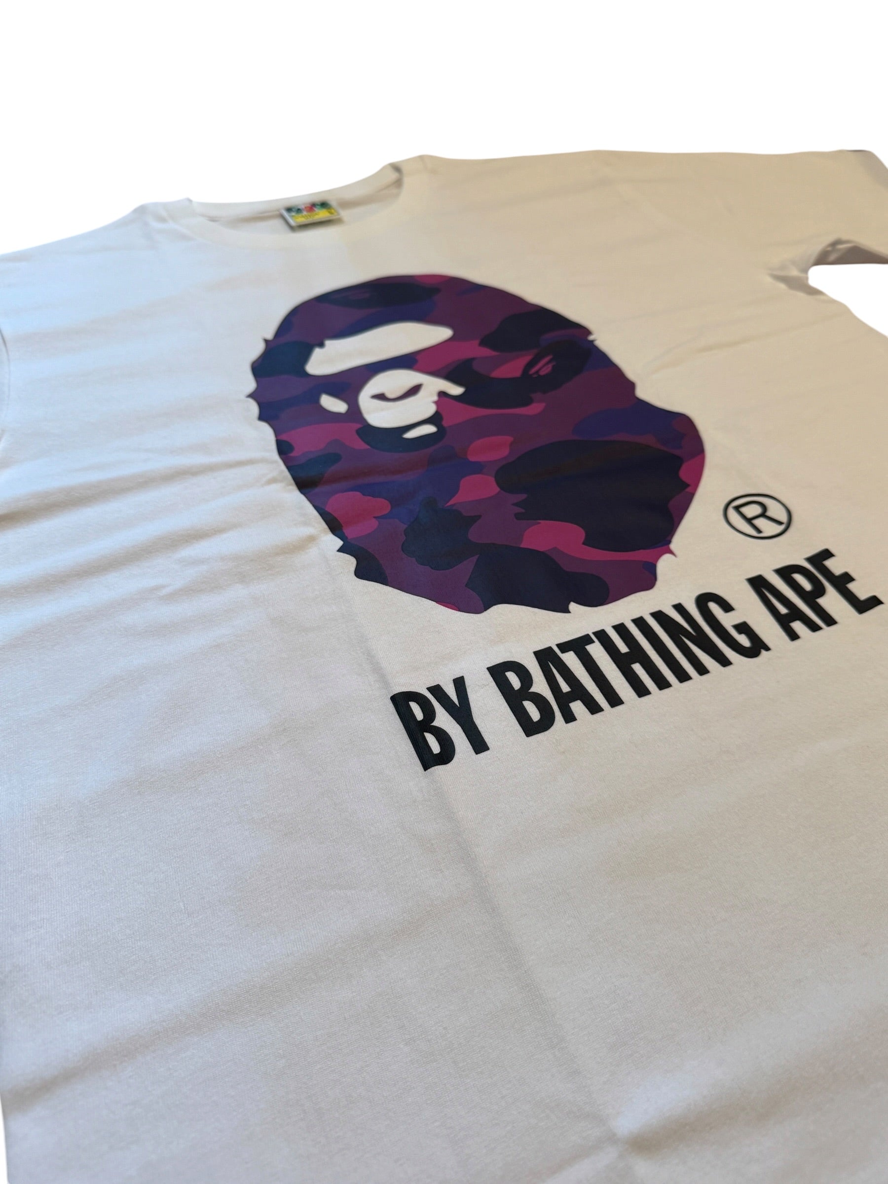 BAPE A Bathing Ape Purple Color Camo Tee [L]