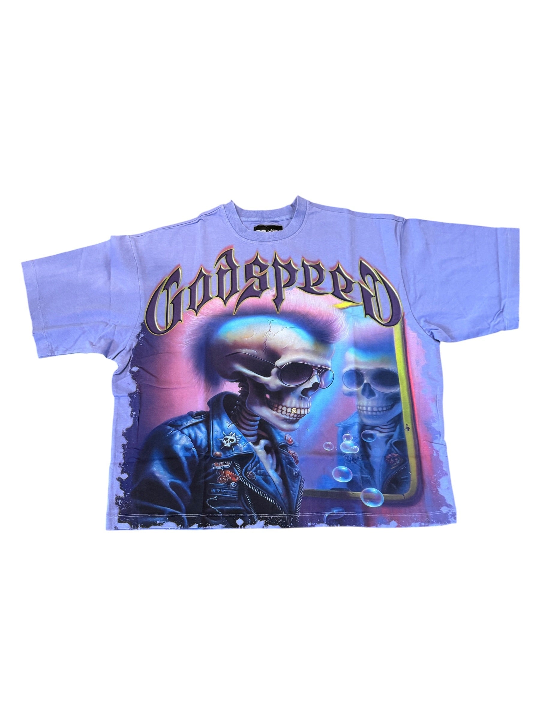 Godspeed “Man In The Mirror” Tee – Sapphire [M] God Speed