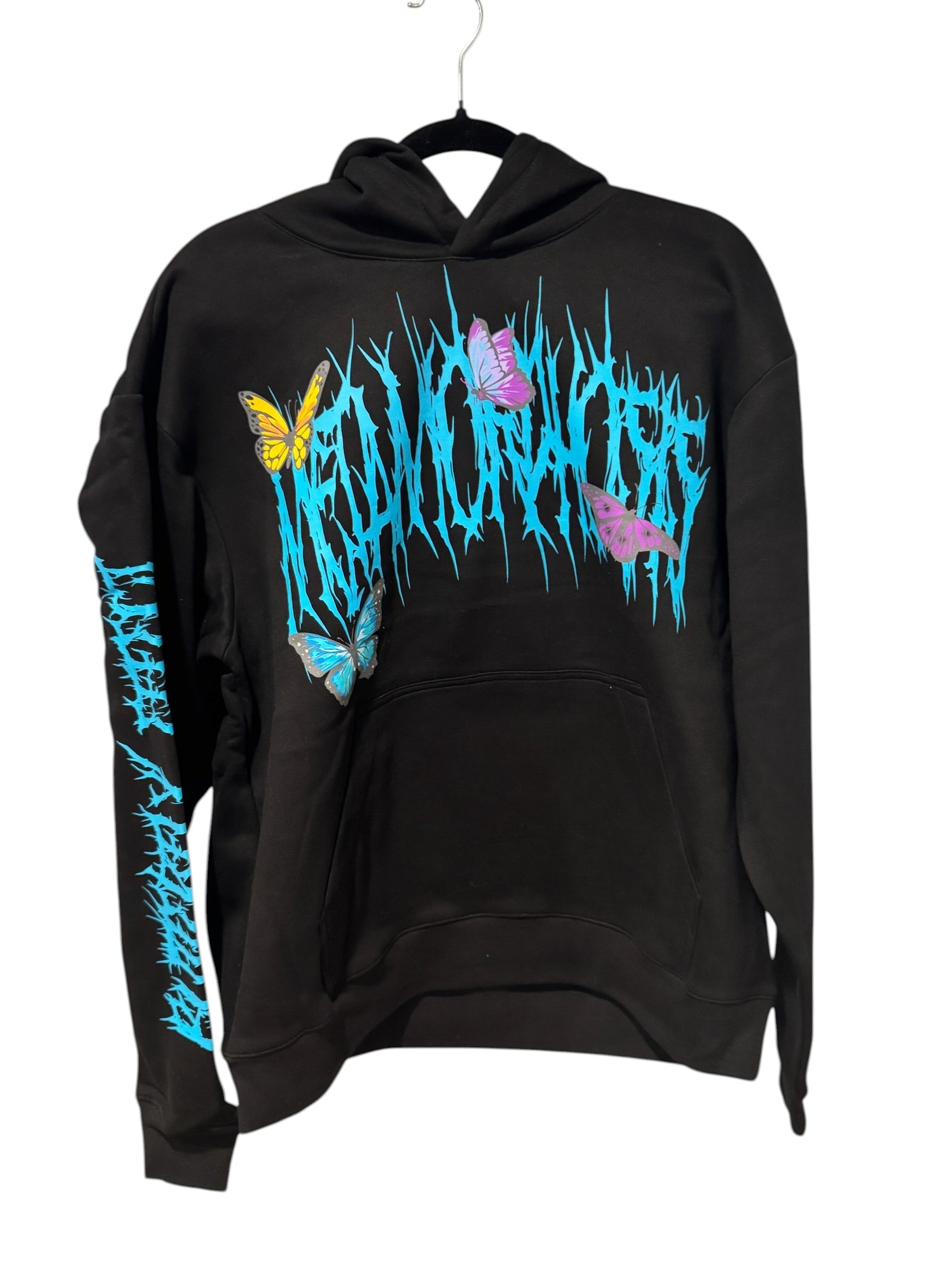 KDNK Butterfly Sweatsuit Set – Hoodie + Sweatpants (L) KDNK