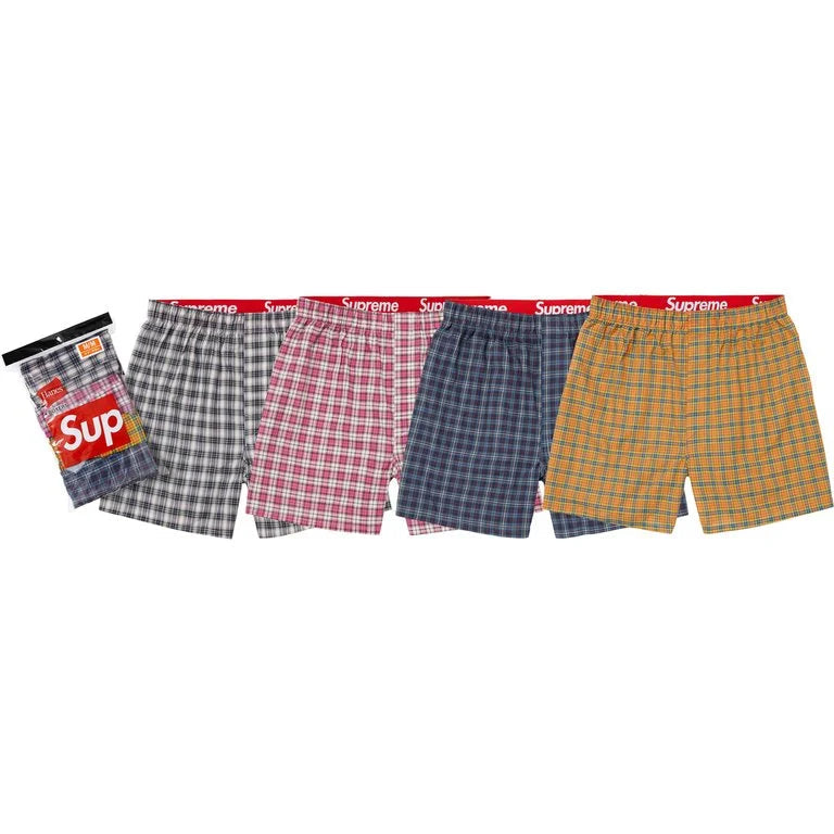 Supreme Plaid Boxers FW26 [M] Supreme