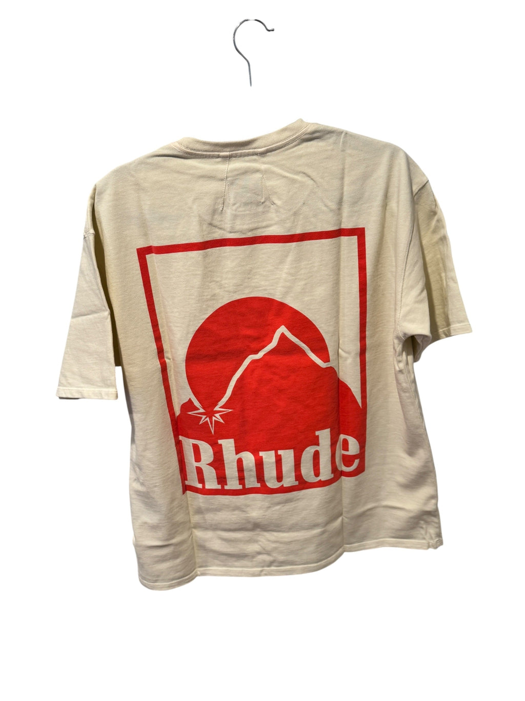 Rhude Moonlight Badge Tee in Vintage White [S] Rhude