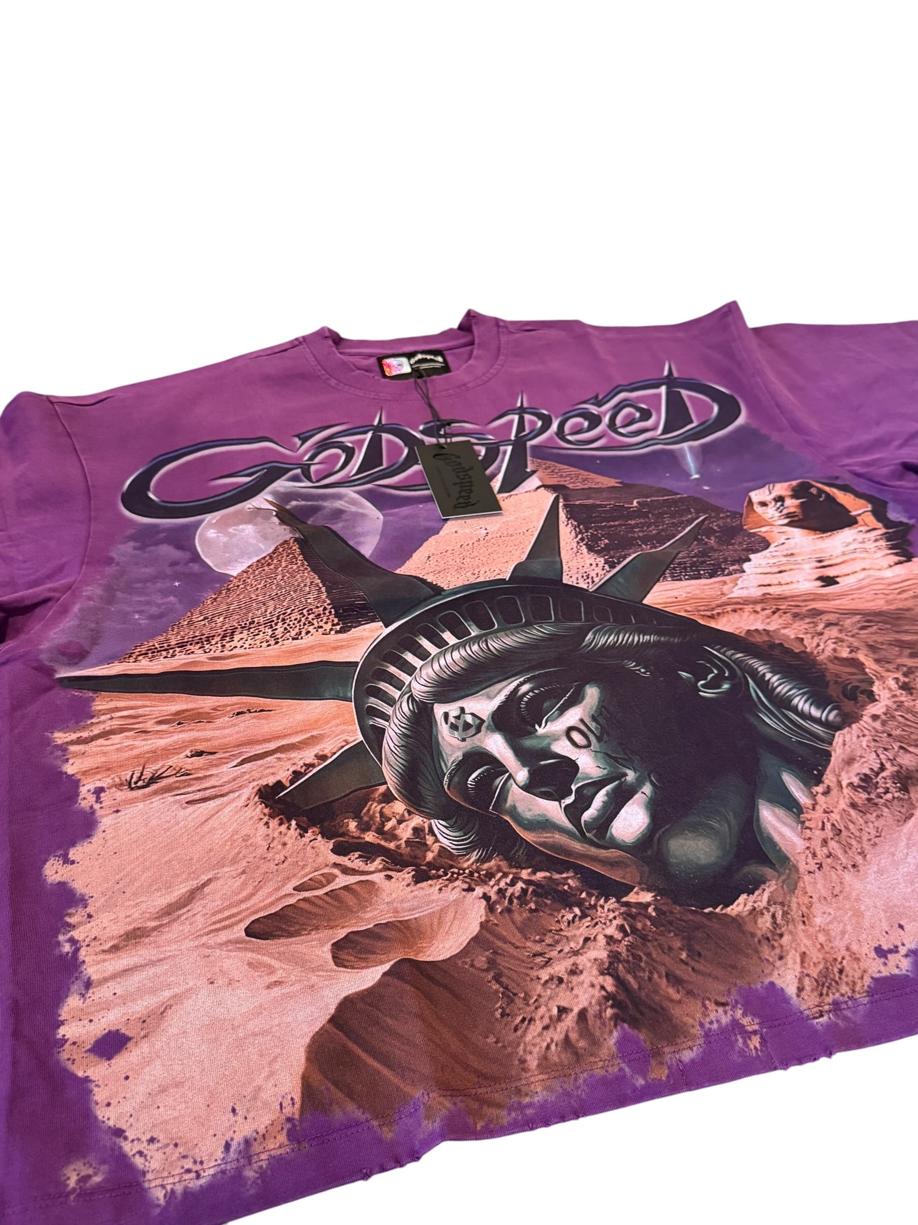 Godspeed “Mother Cairo” Tee – Plum [S][M] God Speed