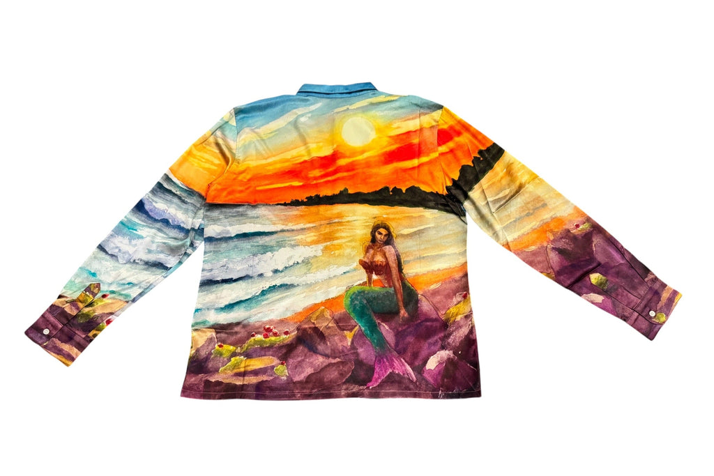 Nahmias Silk Shirt “Queen of the Coast” [L] Nahmias