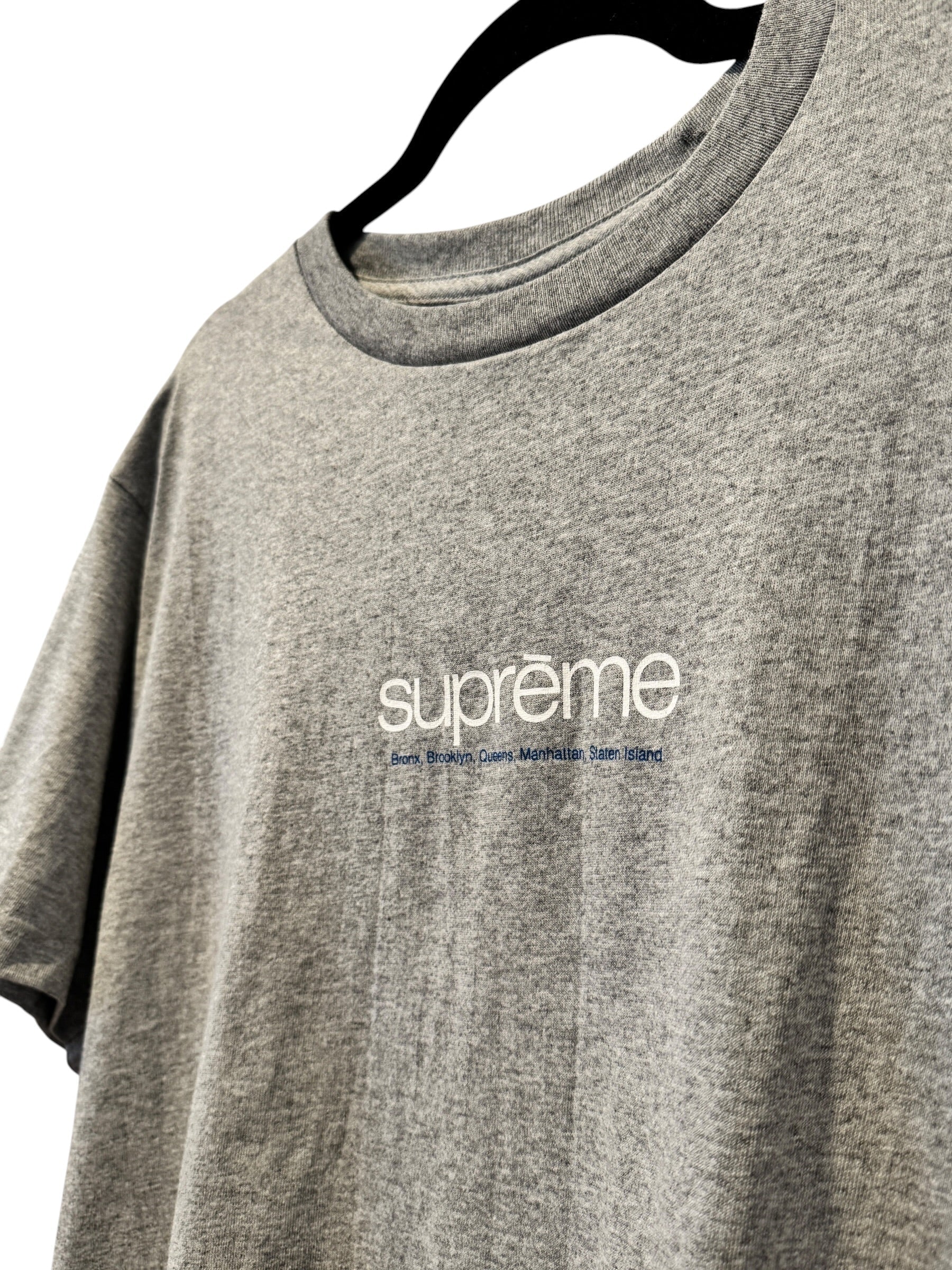 Supreme Five Boroughs Tee SS21 Heather Grey [M]