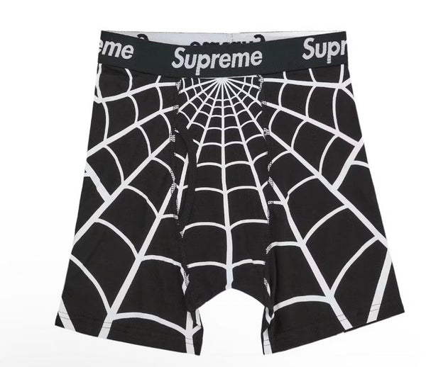 Supreme Spiderman 2 Pack Boxer Briefs in Black SS26 [XL] Supreme
