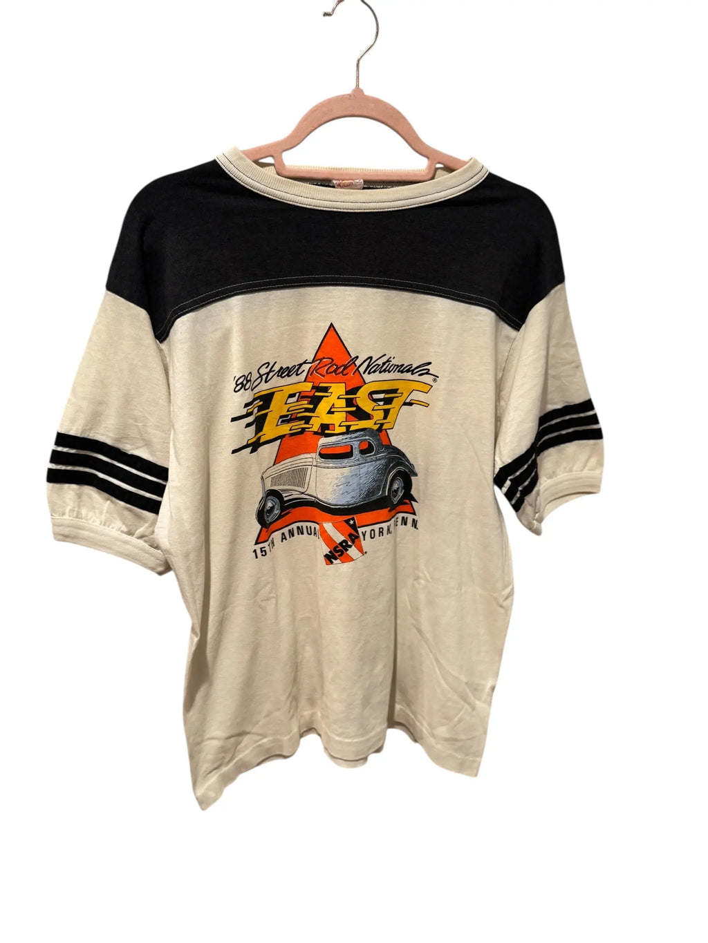 Vintage 1988 Street Rod Nationals EAST Tee — NSRA York, Pennsylvania (L) Vintage