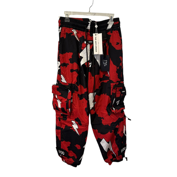 Anti-Order Red Camo Tech Cargo Pants — Brand New w/ Tags (L)