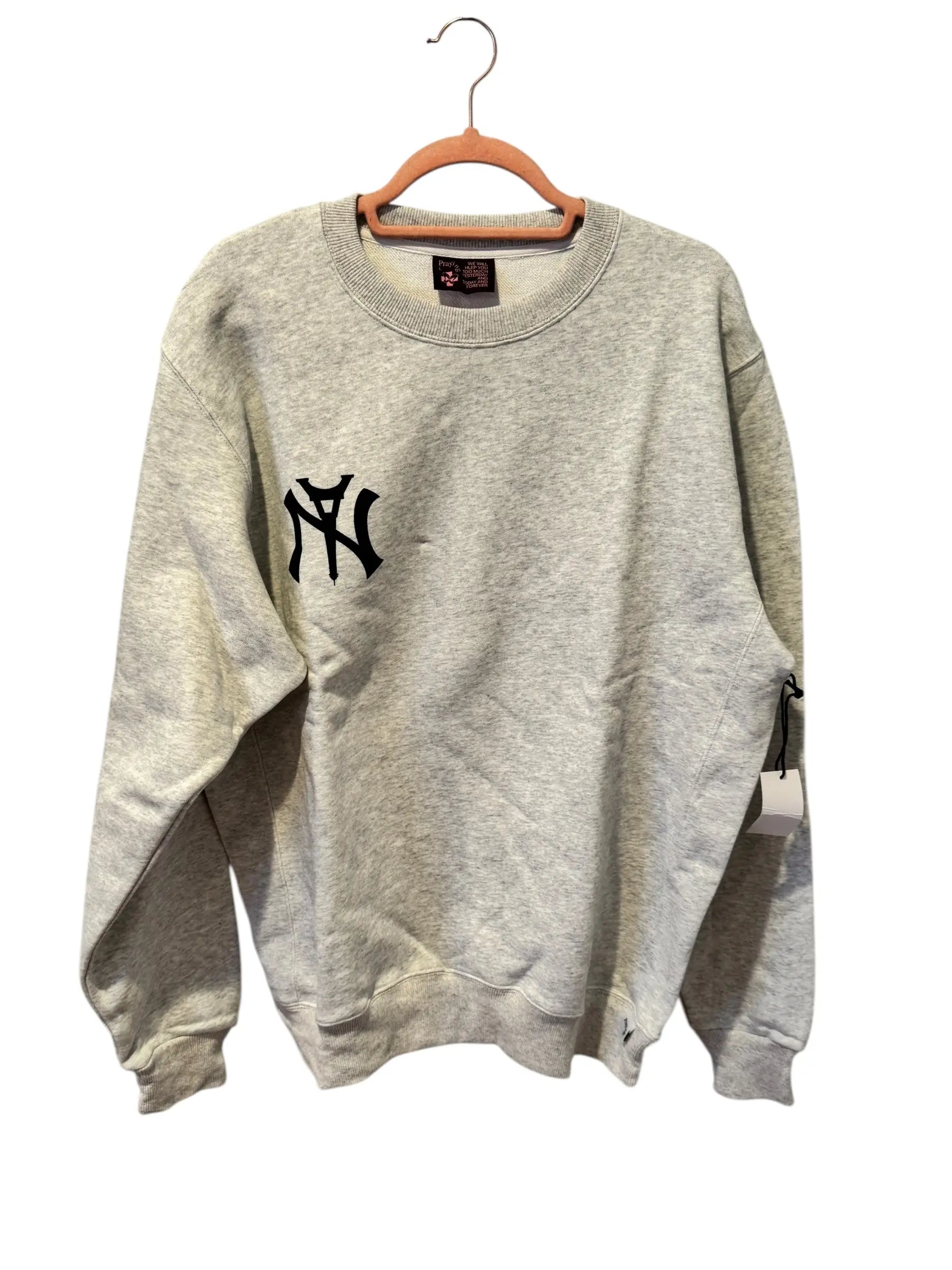 Praying “Not in Paris” Crewneck Sweatshirt (L) Praying