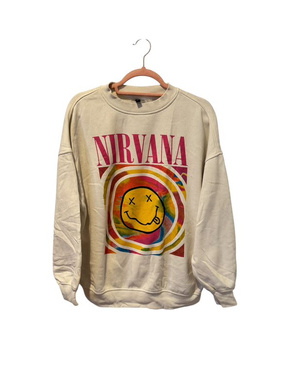 Nirvana Smiley Crewneck (XS)