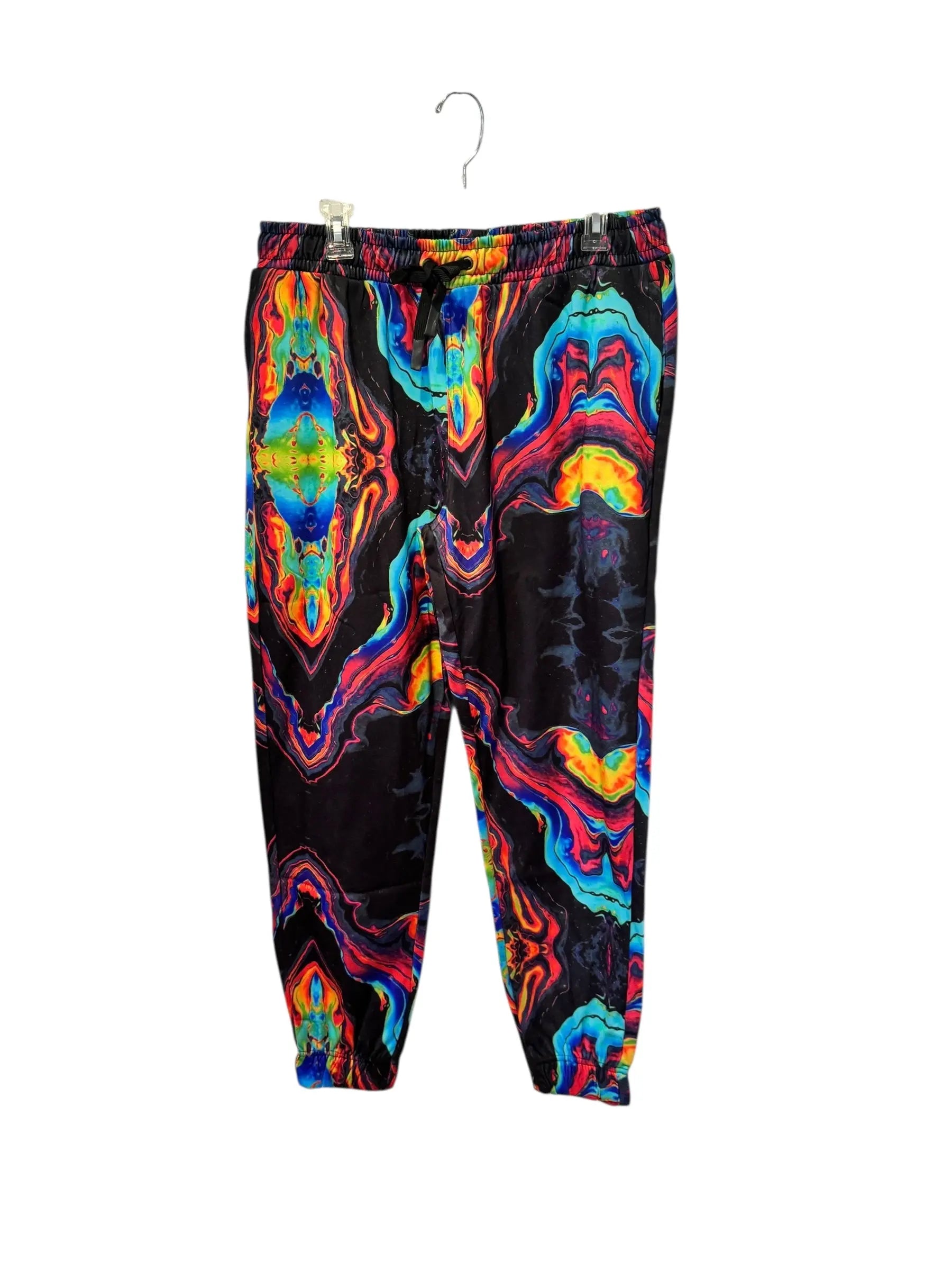 Fresh Prints Psychedelic Rainbow Swirl Joggers (XL) Drill Clothing Co.