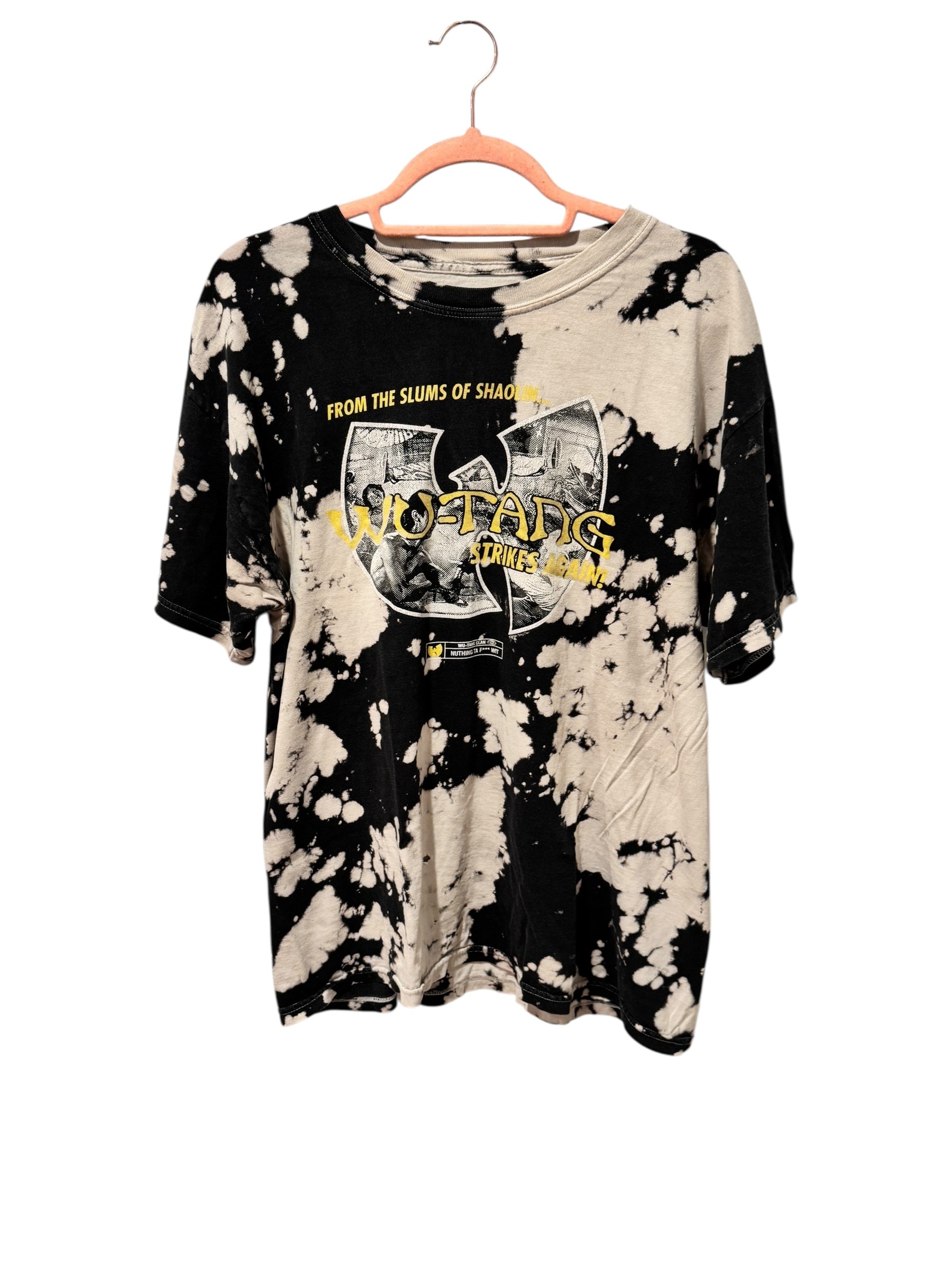 Wu-Tang Clan Bleach Tie-Dye Graphic Tee (L)