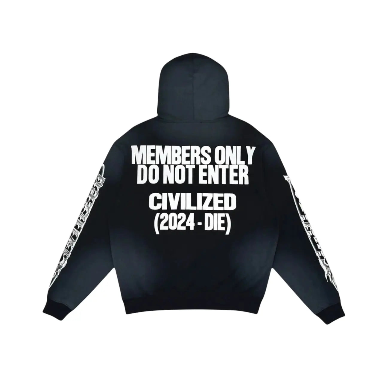 Civilized “Members Only / Do Not Enter” Hoodie (2024–DIE) (M) Civil Regime
