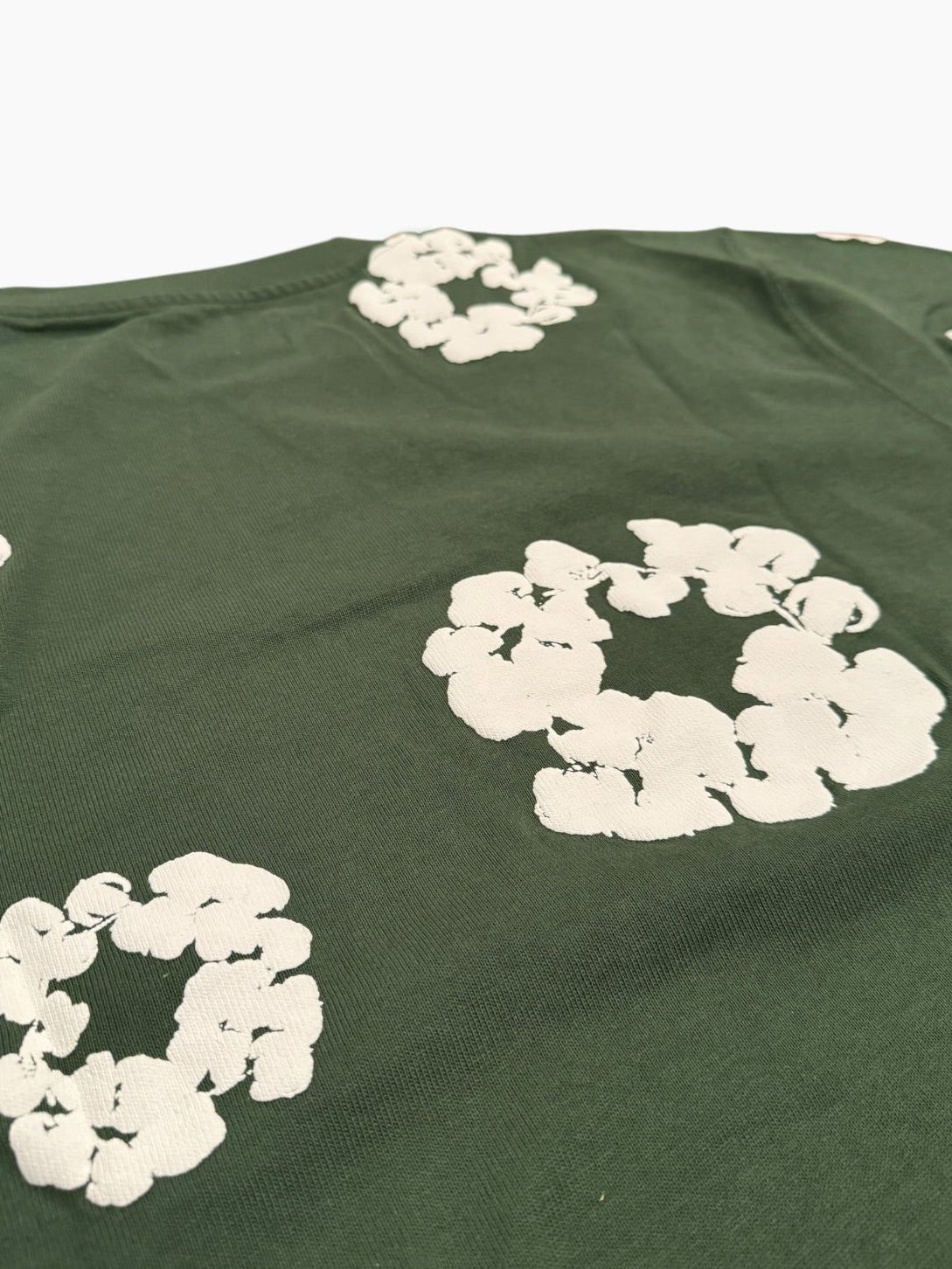 Denim Tears Cotton Wreath LS Tee in Green - [XL] - Still Threaded Apparel