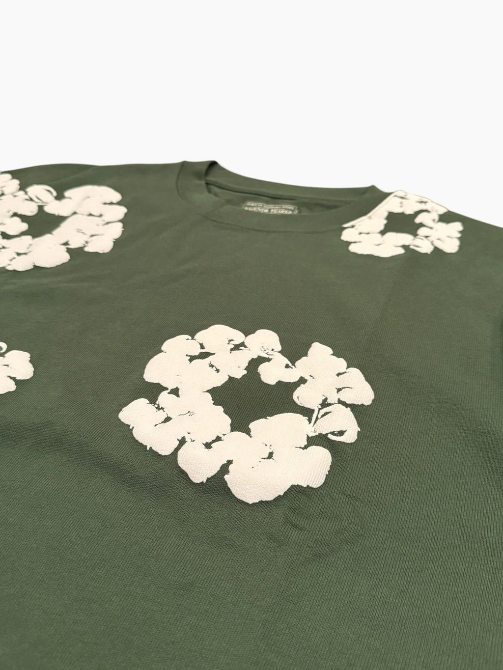 Denim Tears Cotton Wreath LS Tee in Green - [XL] - Still Threaded Apparel