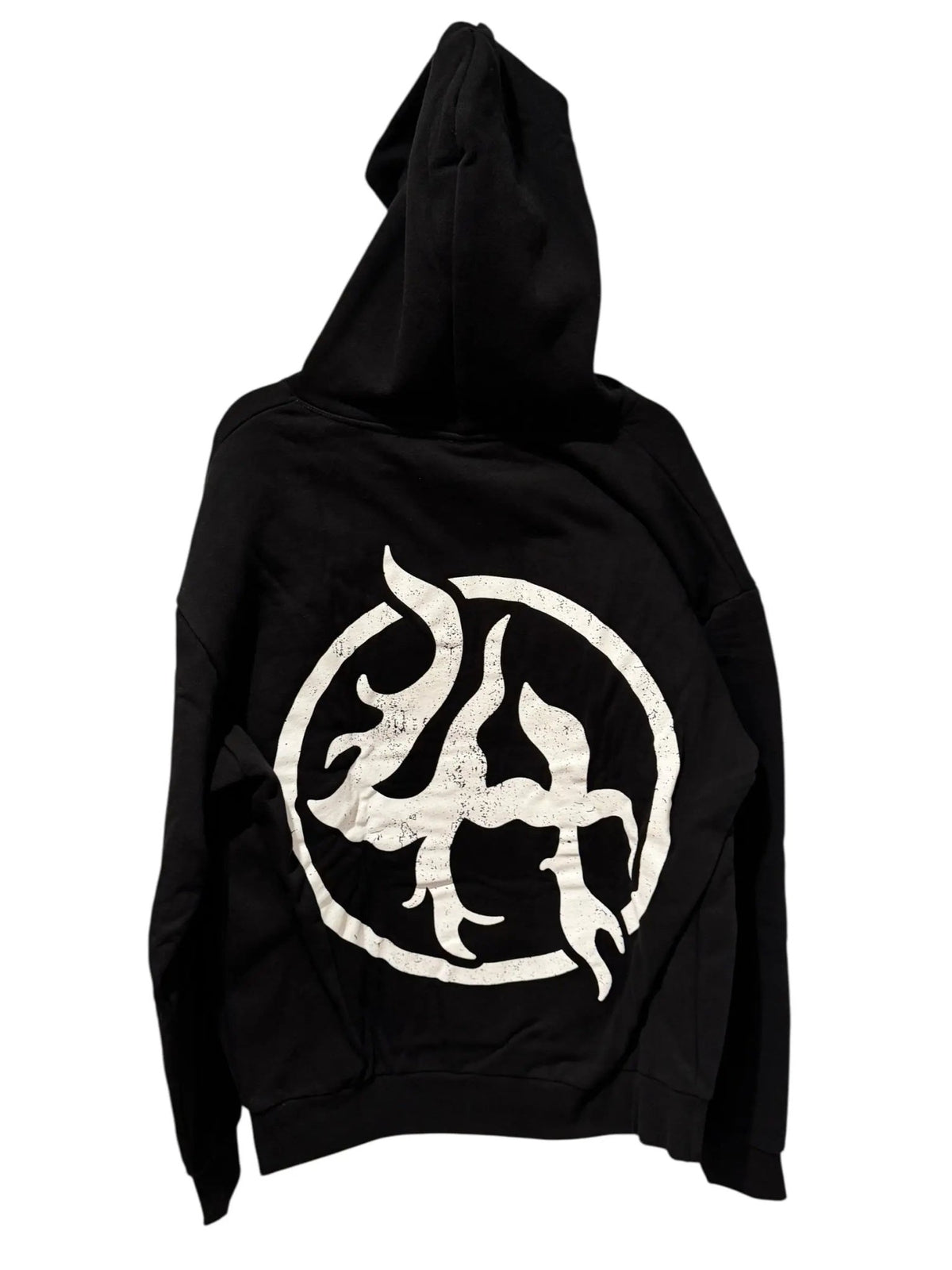 Lost Hills Skeleton Graphic Hoodie – Black (L) - Still Threaded Apparel