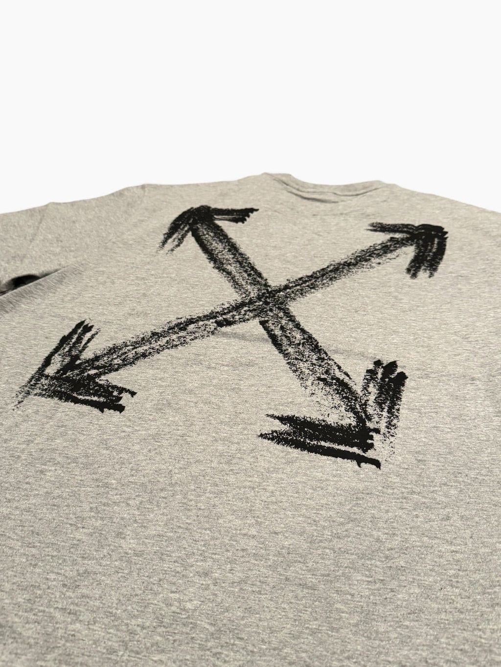 Off-White Chalk Arrow T-Shirt in Heather Grey SS26 - [M] - Still Threaded Apparel