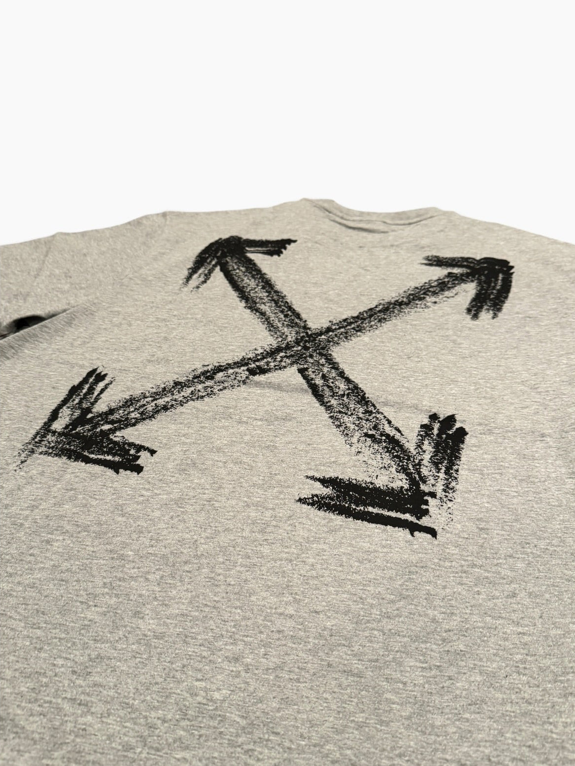 Off-White Chalk Arrow T-Shirt in Heather Grey SS26 - [M] - Still Threaded Apparel