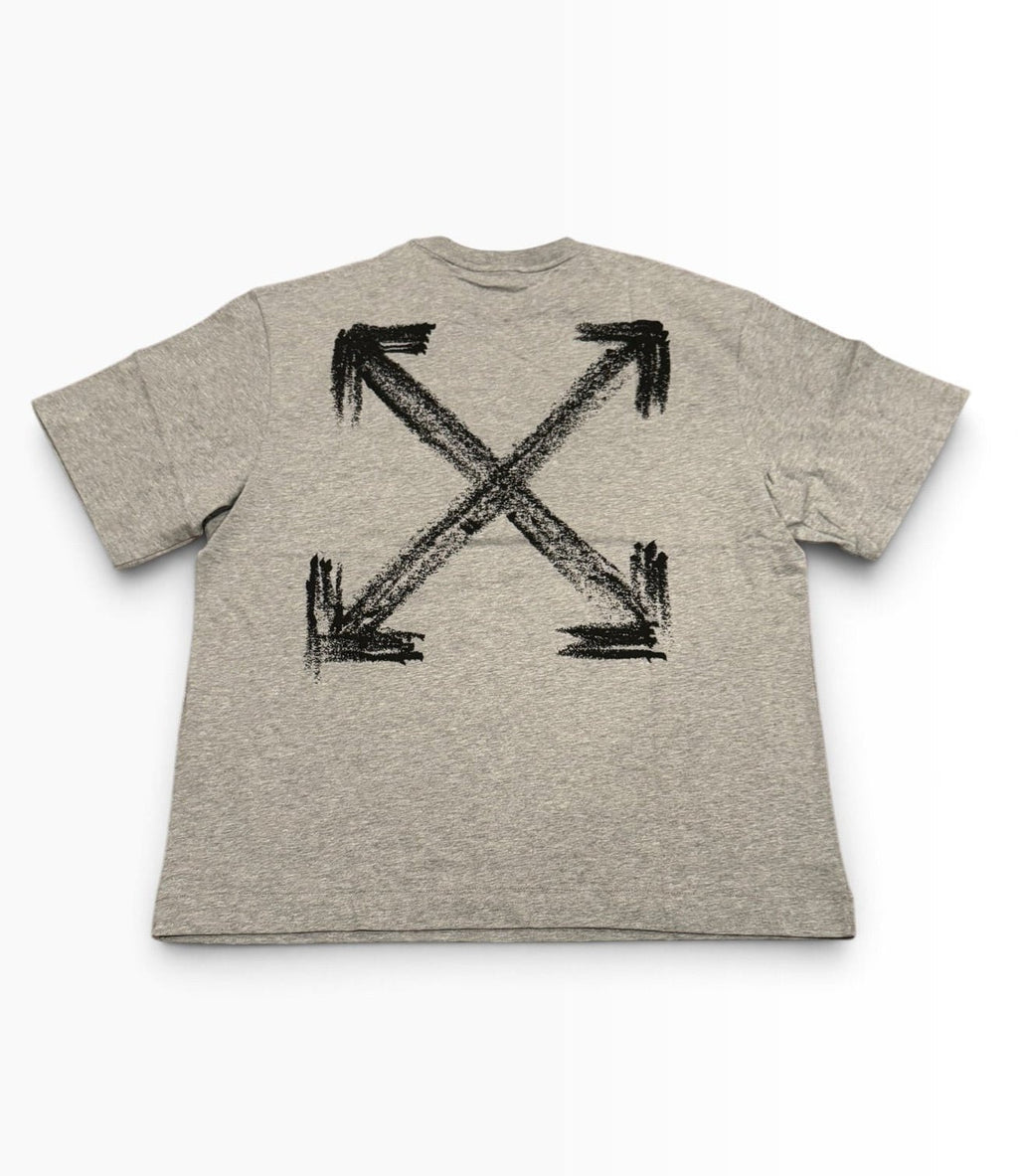 Off-White Chalk Arrow T-Shirt in Heather Grey SS26 - [M] - Still Threaded Apparel