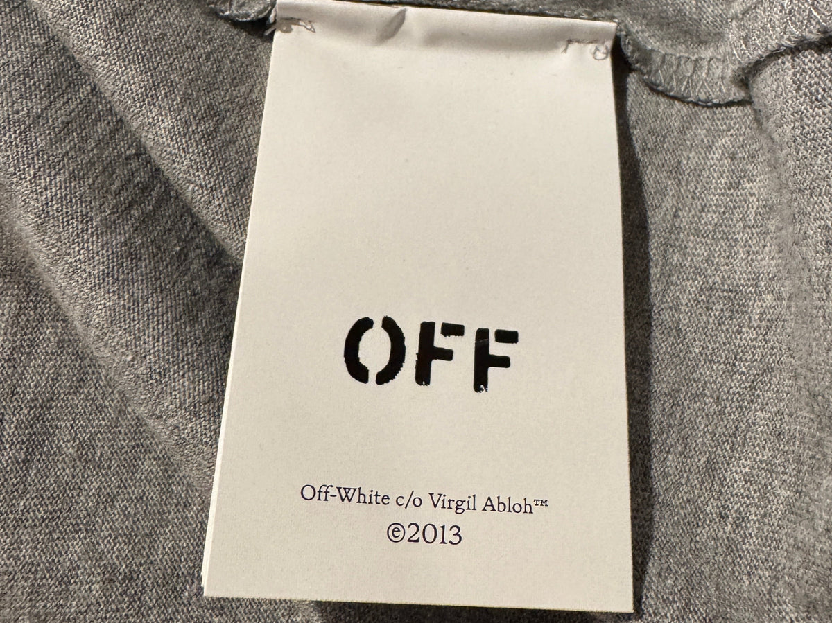 Off-White Chalk Arrow T-Shirt in Heather Grey SS26 - [M] - Still Threaded Apparel