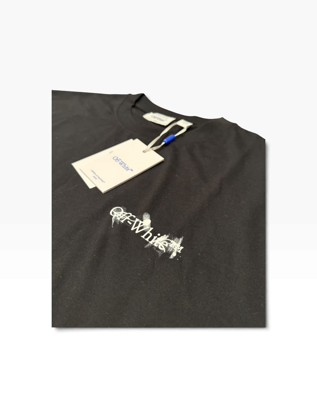 Off-White c/o Virgil Abloh Script Logo Skate S/S Tee in Black [L] - Still Threaded Apparel