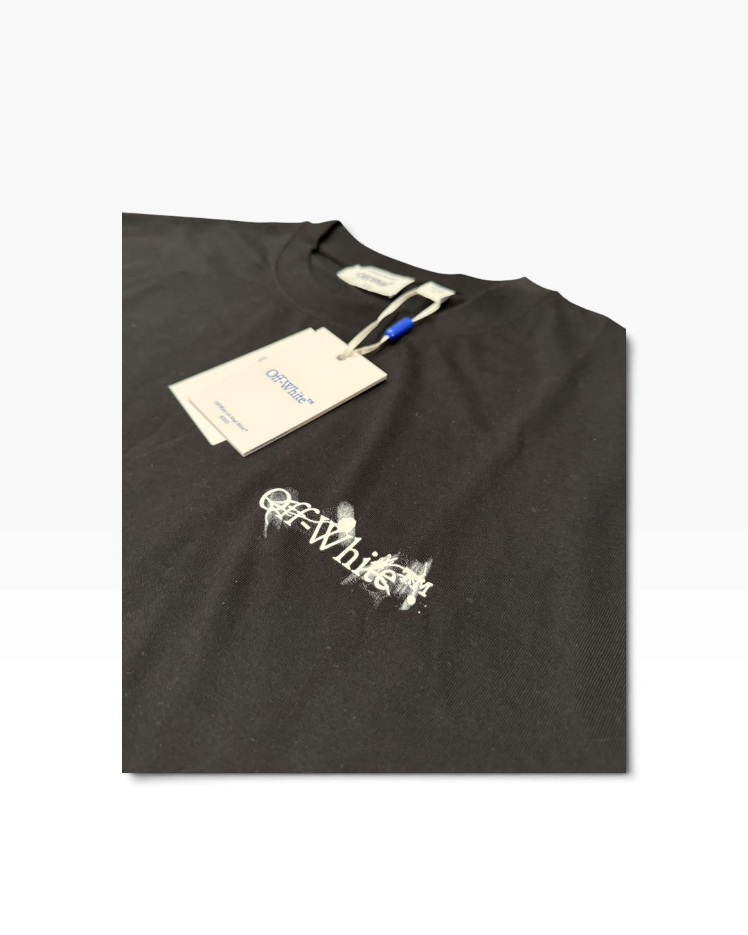 Off-White c/o Virgil Abloh Script Logo Skate S/S Tee in Black [L] - Still Threaded Apparel