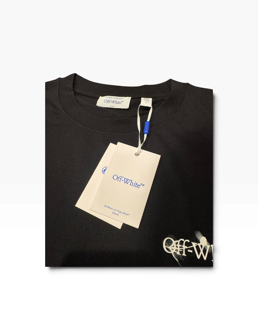 Off-White c/o Virgil Abloh Script Logo Skate S/S Tee in Black [L] - Still Threaded Apparel