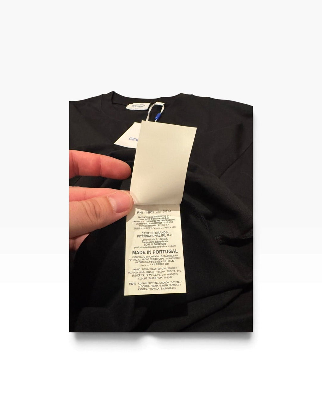 Off-White c/o Virgil Abloh Script Logo Skate S/S Tee in Black [L] - Still Threaded Apparel