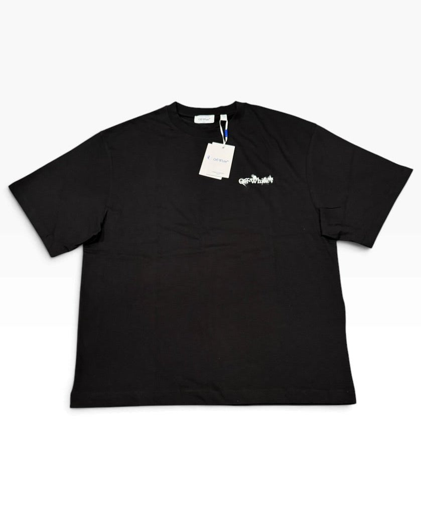 Off-White c/o Virgil Abloh Script Logo Skate S/S Tee in Black [L] - Still Threaded Apparel
