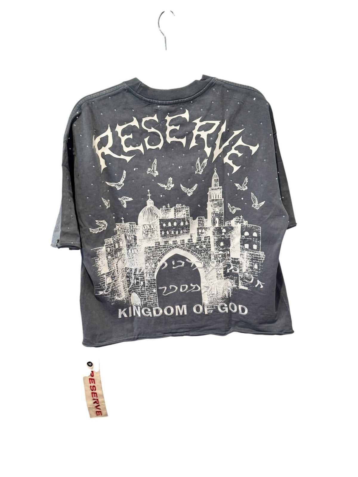 Reserve Kingdom Of God Crop Tee [S] - Still Threaded Apparel